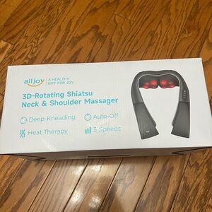 ALLJOY 3D-Rotating Shiatsu Neck & Shoulder Massager - Black